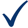 icone azul check sistema de gestao empresarial 